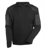 MASCOT-Kälteschutz, Strickpullover, 240 g/m², schwarz