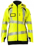MASCOT-Warnschutz, Warn-Damen Hard Shell Jacke, ACCELERATE SAFE, warngelb/schwarzblau