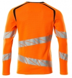 MASCOT-Warnschutz, Warn-Langarm-Shirt, ACCELERATE SAFE, warnorange/schwarzblau