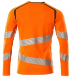 MASCOT-Warnschutz, Warn-Langarm-Shirt, ACCELERATE SAFE, warnorange/moosgrün