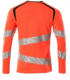 MASCOT-Warnschutz, Warn-Langarm-Shirt, ACCELERATE SAFE, warnrot/schwarzblau