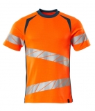 MASCOT-Warnschutz, Warn-T-Shirt, ACCELERATE SAFE, warnorange/dunkelpetroleum