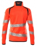 MASCOT-Warnschutz, Warn-Damen Fleecepullover, ACCELERATE SAFE, warnrot/schwarzblau