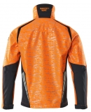 MASCOT-Warnschutz, Warn-Softshell Jacke, ACCELERATE SAFE, high vis orange/schwarzblau