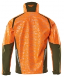 MASCOT-Warnschutz, Warn-Softshell Jacke, ACCELERATE SAFE, high vis orange/moosgrün