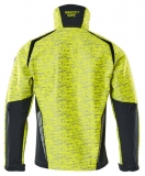 MASCOT-Warnschutz, Warn-Softshell Jacke, ACCELERATE SAFE, high vis gelb/schwarzblau