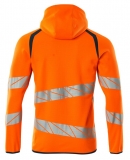 MASCOT-Warnschutz, Warn-Kapuzensweatshirt, ACCELERATE SAFE, high vis orange/dunkelpetroleum