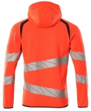 MASCOT-Warnschutz, Warn-Kapuzensweatshirt, ACCELERATE SAFE, high vis rot/schwarzblau