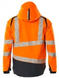 MASCOT-Warnschutz, Warn-Hard Shell Jacke, ACCELERATE SAFE, high vis orange/schwarzblau