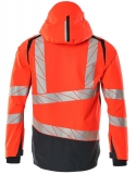 MASCOT-Warnschutz, Warn-Hard Shell Jacke, ACCELERATE SAFE, high vis rot/schwarzblau