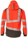 MASCOT-Warnschutz, Warn-Hard Shell Jacke, ACCELERATE SAFE, high vis rot/dunkelanthrazit