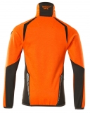 MASCOT-Warnschutz, Warn-Fleecepullover, ACCELERATE SAFE, high vis orange/dunkelanthrazit