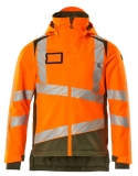 MASCOT-Warnschutz, Warn-Winterjacke, ACCELERATE SAFE, high vis orange/moosgrün