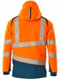MASCOT-Warnschutz, Warn-Winterjacke, ACCELERATE SAFE, high vis orange/dunkelpetroleum