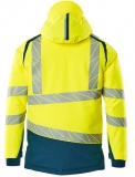 MASCOT-Warnschutz, Warn-Winterjacke, ACCELERATE SAFE, high vis gelb/dunkelpetroleum