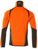 MASCOT-Warnschutz, Warn-Fleecepullover, ACCELERATE SAFE, high vis orange/dunkelanthrazit