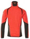 MASCOT-Warnschutz, Warn-Fleecepullover, ACCELERATE SAFE, high vis rot/dunkelanthrazit