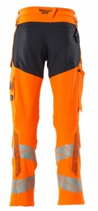 MASCOT-Warnschutz, Warn-Bund-Hose, ACCELERATE SAFE, warnorange/schwarzblau