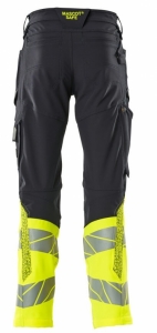 MASCOT-Warnschutz, Warn-Bund-Hose, ACCELERATE SAFE, schwarzblau/warngelb