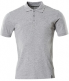Gr.XS MASCOT-Polo-Shirt, grau-meliert