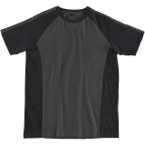 Gr.S MASCOT-Workwear, T-Shirt, Potsdam, UNIQUE, 195 g/m², dunkelanthrazit/schwarz