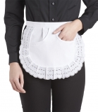 LEIBER-Jobwear, Servierschürze, Arbeits-Berufs-Schürze, Vorbinder, ca. 110 g/m², weiß