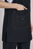 LEIBER-Jobwear, Damen-Überwurfschürze, schwarz