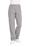 LEIBER-Jobwear, Kochhose, Bäckerhose, schwarz/weiß-pepita