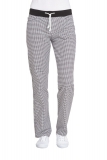 LEIBER-Jobwear, Damen-Kochhose, Bäckerhose, schwarz/weiss-pepita