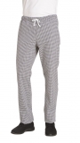LEIBER-Jobwear, Kochhose, Bäckerhose, Schlupfhose für Sie & Ihn, ca. 220g/m², schwarz/weiß pepita