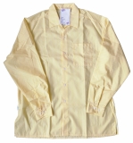 Gr.L LEIBER Hemd Bluse Gastronomiekleidung Cateringkleidung Arbeitsshirt Berufsshirt 1 1 Arm gelb weiß