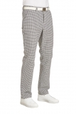 LEIBER-Jobwear, Kochhose, Bäckerhose, ca. 260 g/m², schwarz/weiss pepita