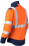 HAVEP-Warnschutz, Warn-Langjacke, 300 g/m², leuchtorange/marine