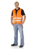 WATEX-Workwear, Warnweste, leuchtorange