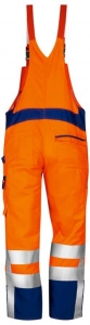 WATEX-Warnschutz-Latzhose, leuchtorange/marine
