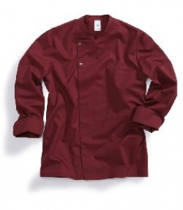 Gr.L BP KochJacke Arbeitsjacke Berufsjacke Bäckerjacke Kochkleidung Bäckerkleidung Gastronomiekleidung bordeaux ca 215g