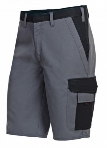 Gr.46N BP-Workwear, Arbeits-Shorts, ca. 245g/m², dunkelgrau/schwarz