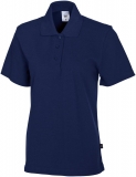 Gr.S BP Damen Poloshirt Arbeitsshirt Berufsshirt Gastronomiekleidung Cateringkleidung dunkelblau ca 220 g