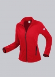 BP-Kälteschutz, Damen-Fleece-Arbeits-Berufs-Jacke,, 275 g/m², rot