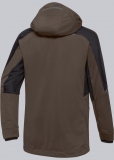 BP-Kälteschutz, Herren-Softshelljacke, BPlus Modern Stretch, braun/schwarz
