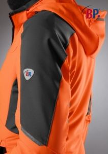 BP-Warnschutz, Warn-Superstretch-Jacke für Herren, warnorange/anthrazit
