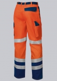 BP-Warnschutz, Warn-Bundhose, ca. 270g/m², warnorange/dunkelblau