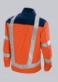 BP-Warnschutz, Warn-Jacke, ca. 270g/m², warnorange/dunkelblau