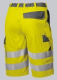 BP-Warnschutz, Warn-Shorts, BProtected, ca. 270g/m², warngelb/dunkelgrau