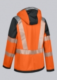 BP-Warnschutz-Stretch-Softshelljacke Damen, 290 g/m², warnorange/anthrazit