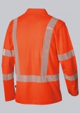 BP-Warnschutz, Warn-Langarmpoloshirt für Sie & Ihn, warnorange