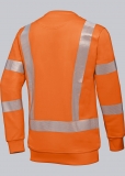 BP-Warnschutz, Warn-Sweatshirt für Sie & Ihn, warnorange