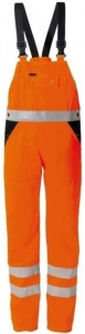 Gr.60 ROFA-Workwear, Warnschutz-Latzhose, ca. 370 g/m², leuchtorange