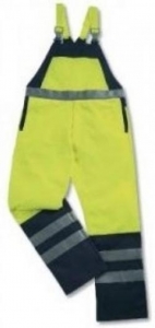 Gr.106 ROFA Warnschutzlatzhose Arbeitslatzhose Warnschutz Warnkleidung Multi seven Flamm und Hitzeschutz warngelb marine