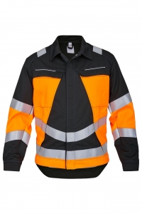 ROFA-Warnschutz, Warn-Jacke, Vis-Line Mac, anthrazit/leuchtorange
